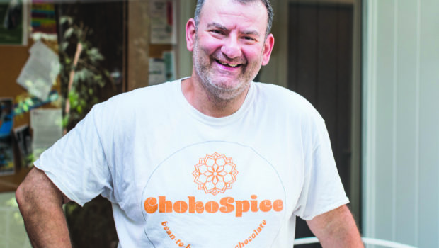 Robert Nalbandov, owner and founder of ChokoSpice at the Worcester Regional Food Hub. / Photo courtesy Jesika Theos Photography