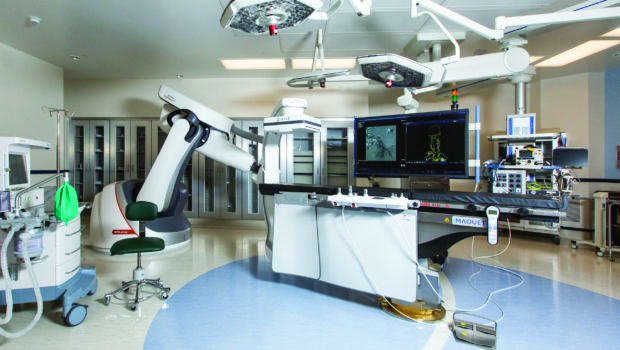 Saint Vincent Hospital announced the launch of its new hybrid operating room designed as a special suite for patients undergoing advanced endovascular and cardiac procedures. / PHOTO COURTESY SAINT VINCENT HOSPITAL